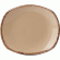 Тарелка мелкая овальная «Террамеса Вит»;фарфор;,H=30,L=305,B=260мм;бежев. COM- 03011762