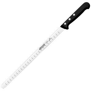 Нож для тонкой нарезки «Универсал»;сталь нерж.,полиоксиметилен;,L=410/290,B=17мм;черный,металлич. COM- 4070382