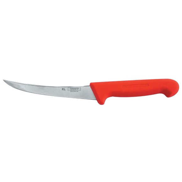 Нож обвалочный 15 см PRO-Line красная ручка , RIC - 99005005