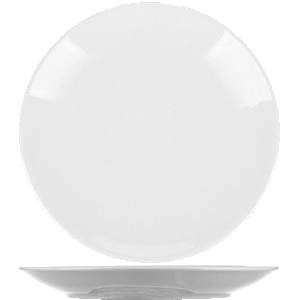 Тарелка «Универсал» мелкая;фарфор;D=24,H=3см;белый COM- 3012946