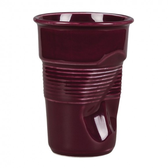 Чашка 290 мл фиолетовая d 8,2 см h11,5 см мятая для латте Barista (Бариста)  [6], RIC - 81223264