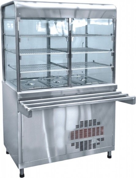 Прилавок-витрина холодильный ПВВ(Н)-70КМ-С-НШ ЧТТ, MAG - 33074