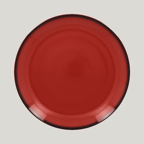 Тарелка круглая RAK Porcelain LEA Red 27 см (красный цвет), RIC - 81223508