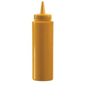 Емкость для соусов;пластик;0,7л;D=65,H=240мм;желт. COM- 4141435