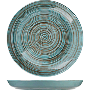 Тарелка «Скандинавия» мелкая;керамика;D=260,H=25мм;голуб. COM- 3012950