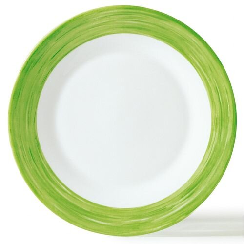 Набор тарелок, d=254 мм. зеленый край Браш /6/, (6 ШТ в упаковке), MAG - 39249