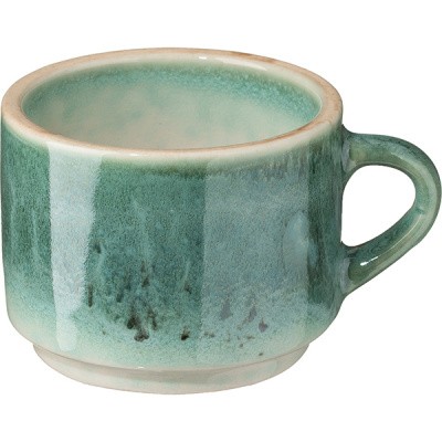 Чашка чайная «Эрбосо Реативо»;фарфор;200мл;бирюз.,бежев. COM- 3141640