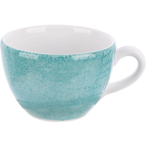 Чашка чайная «Аида»;фарфор;180мл;бирюз. COM- 03141560