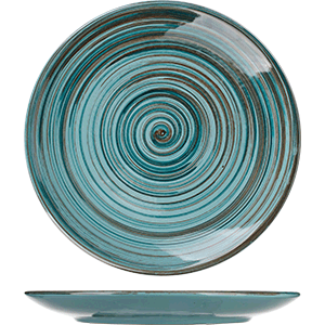Тарелка «Скандинавия» мелкая;керамика;D=22,H=2см;голуб. COM- 3012951