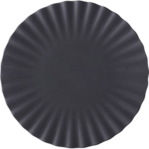 Тарелка «Пекое»;керамика;D=17,H=2см;черный COM- 3010689