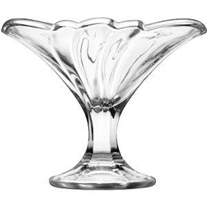 Креманка «Фонтанвеар»;стекло;270мл;D=140/80,H=124,L=40мм;прозр. COM- 1130320