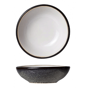 Соусник «Сиель блан»;керамика;30мл;D=70,H=22мм;белый,черный COM- 3041382