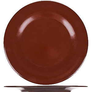Тарелка «Шоколад» мелкая;фарфор;D=20,H=2см;тем.корич. COM- 3012826