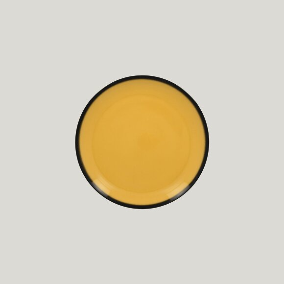 Тарелка круглая RAK Porcelain LEA Yellow 21 см (желтый цвет), RIC - 81223400