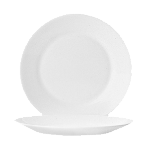 Тарелка «Ресторан» мелкая;стекло;D=225,H=20мм;белый COM- 3011324