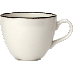 Чашка чайная «Чакоул Дэппл»;фарфор;285мл;D=95мм;белый,черный COM- 3141721