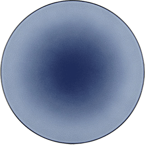 Тарелка «Экинокс» мелкая;керамика;D=31см;синий COM- 3013112
