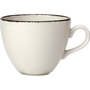 Чашка чайная «Чакоул Дэппл»;фарфор;350мл;D=10,5см;белый,черный COM- 3141723