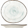 Тарелка  мелкая «Пастораль»;фарфор;,L=17,5,B=15,5см;зелен. COM- 03010647