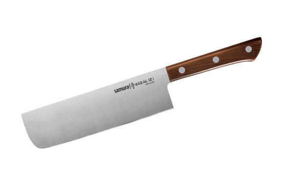 Нож кухонный "Samura HARAKIRI" накири 170 мм, корроз.-стойкая сталь, ABS пластик, QG - SHR-0043WO/K