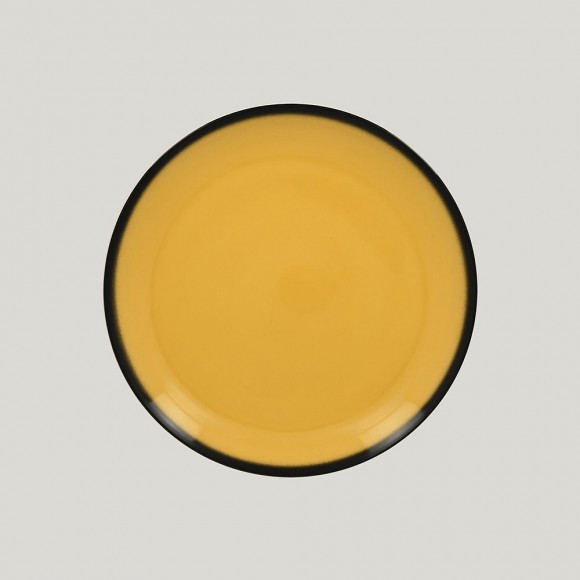 Тарелка круглая RAK Porcelain LEA Yellow 29 см (желтый цвет), RIC - 81223397