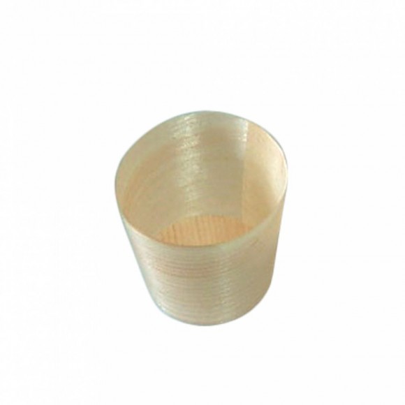 Фуршетная мини-чашка d 4,4*4,5 см, 50 шт, деревянный шпон, Garcia de PouИспания, RIC - 81210822