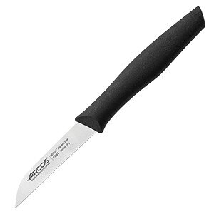 Нож для чистки овощей и фруктов «Нова»;сталь нерж.,полипроп.;,L=185/80мм;черный COM- 4072717