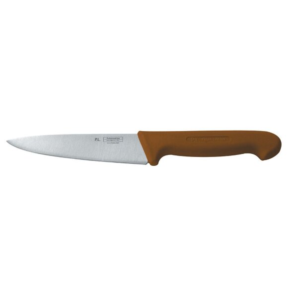 Нож поварской 16 см PRO-Line коричневая ручка , RIC - 99005023