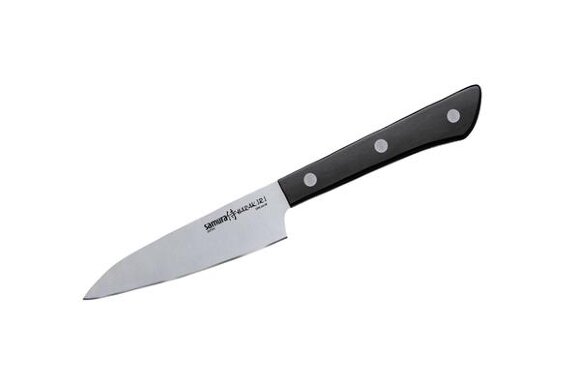 Нож кухонный "Samura HARAKIRI" овощной 99 мм, корроз.-стойкая сталь, ABS пластик, QG - SHR-0011B/K