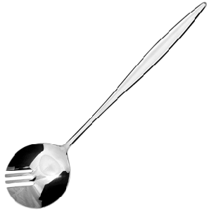 Ложка+вилка для салата «Адажио»;сталь нерж.;,L=235/63,B=4мм;металлич. COM- 4110342