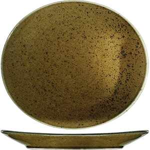 Тарелка «Кантри Стайл» для стейка;фарфор;D=30,2см;зелен. COM- 3012528