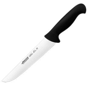 Нож для мяса «2900»;сталь нерж.,полипроп.;,L=340/210,B=32мм;черный,металлич. COM- 4072035