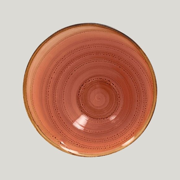 Ассиметричная тарелка RAK Porcelain Twirl Coral 1,6 л, 29*14 см, RIC - 81220504
