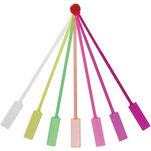 Мешалки для коктейлей «Весло»[50шт];полистирол;,L=19,5см;разноцветн. COM- 6011101