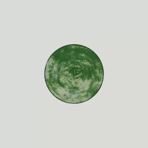 Блюдце RAK Porcelain Peppery круглое 15 см, зеленый цвет (для чашки 230 мл), RIC - 81220219