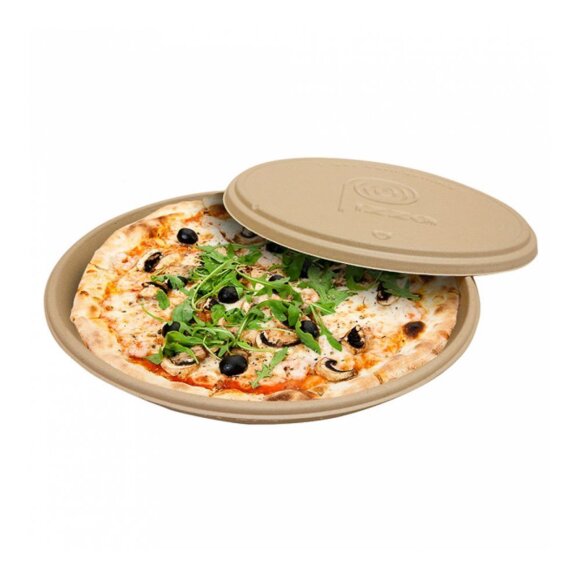 Коробка для пиццы Bionic 35,7*3,3 см, сахарный тростник, без крышки, Garcia de Pou (крыш, RIC - 81211354