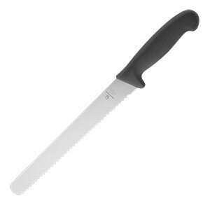 Нож для хлеба;,L=38/23,B=3см;черный,металлич. COM- 4070274