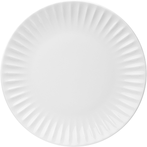 Тарелка мелкая «Ригби»;фарфор;D=20,6см;белый COM- 03014324