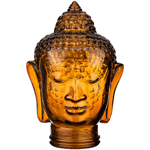 Декор для стола «Будда»;стекло;,H=30см;оранжев. COM- 03081508