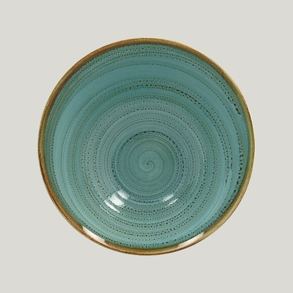 Ассиметричная тарелка RAK Porcelain Twirl Lagoon 1,6 л, 29*14 см, RIC - 81220505