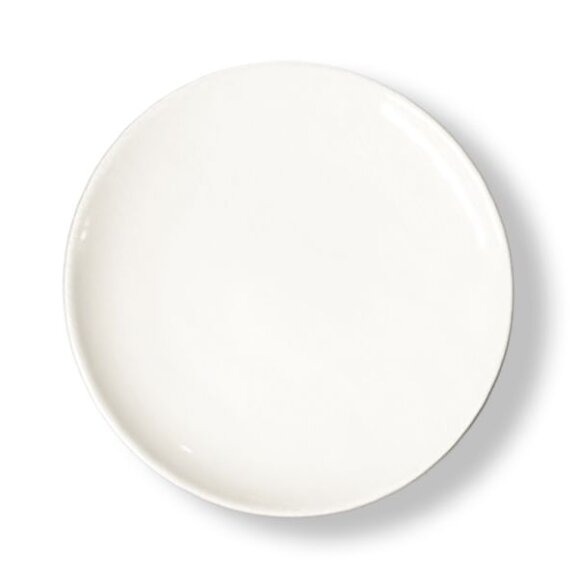 Тарелка d 18 см без борта белая фарфор  [10], RIC - 99004126