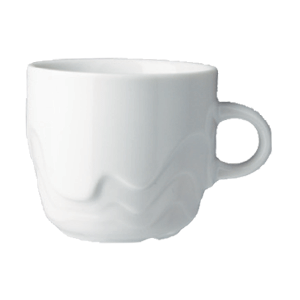 Чашка кофейная «Мелодия»;фарфор;110мл;D=61,H=55,B=82мм;белый COM- 3130354