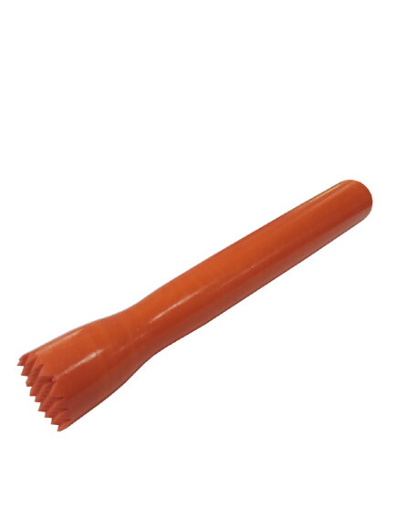 Мадлер АБС-пластик 21 см. оранжевый, поверхность решетка MG /1/, MAG - 58169