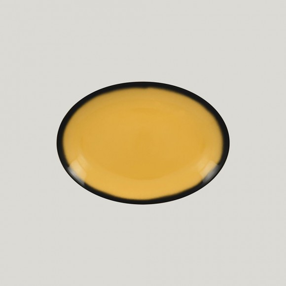 Блюдо овальное RAK Porcelain LEA Yellow 26 см (желтый цвет), RIC - 81223406