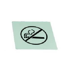 Табличка "Не курить" 125*125 мм. нерж. MGSteel /1/100/