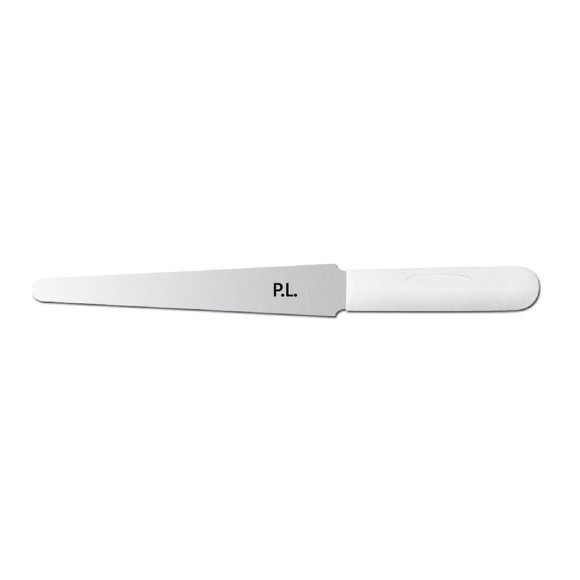 Лопатка кондитерская 10*1,6 см прямая нерж. с пласт. ручкой черная P.L. - Proff Chef Line, RIC - 81279045