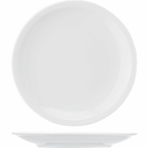 Тарелка «Катя» мелкая;фарфор;D=21см;белый COM- 3013508