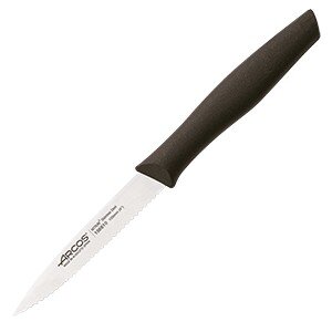 Нож для чистки овощей и фруктов «Нова»;сталь нерж.;,L=210/100,B=15мм;черный COM- 4072720