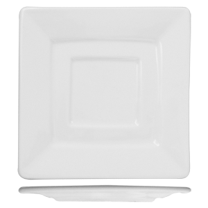 Блюдце квадратное «Кунстверк»;фарфор;,L=13,2,B=13,2см;белый COM- 3022111