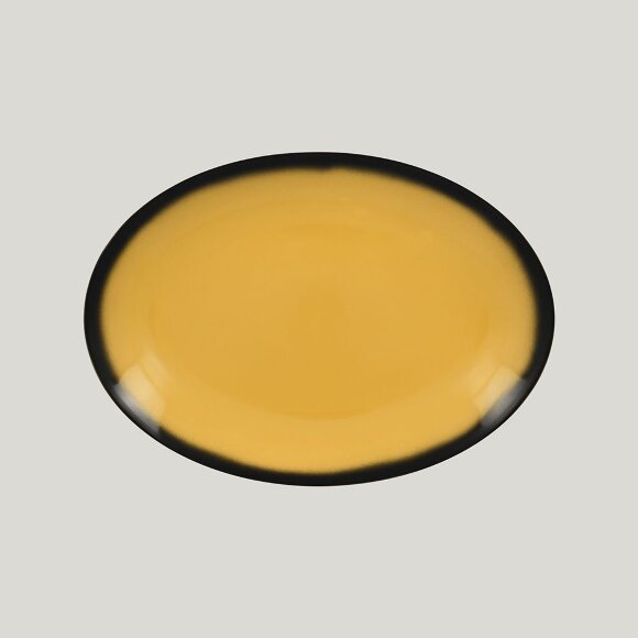 Блюдо овальное RAK Porcelain LEA Yellow 32 см (желтый цвет), RIC - 81223405